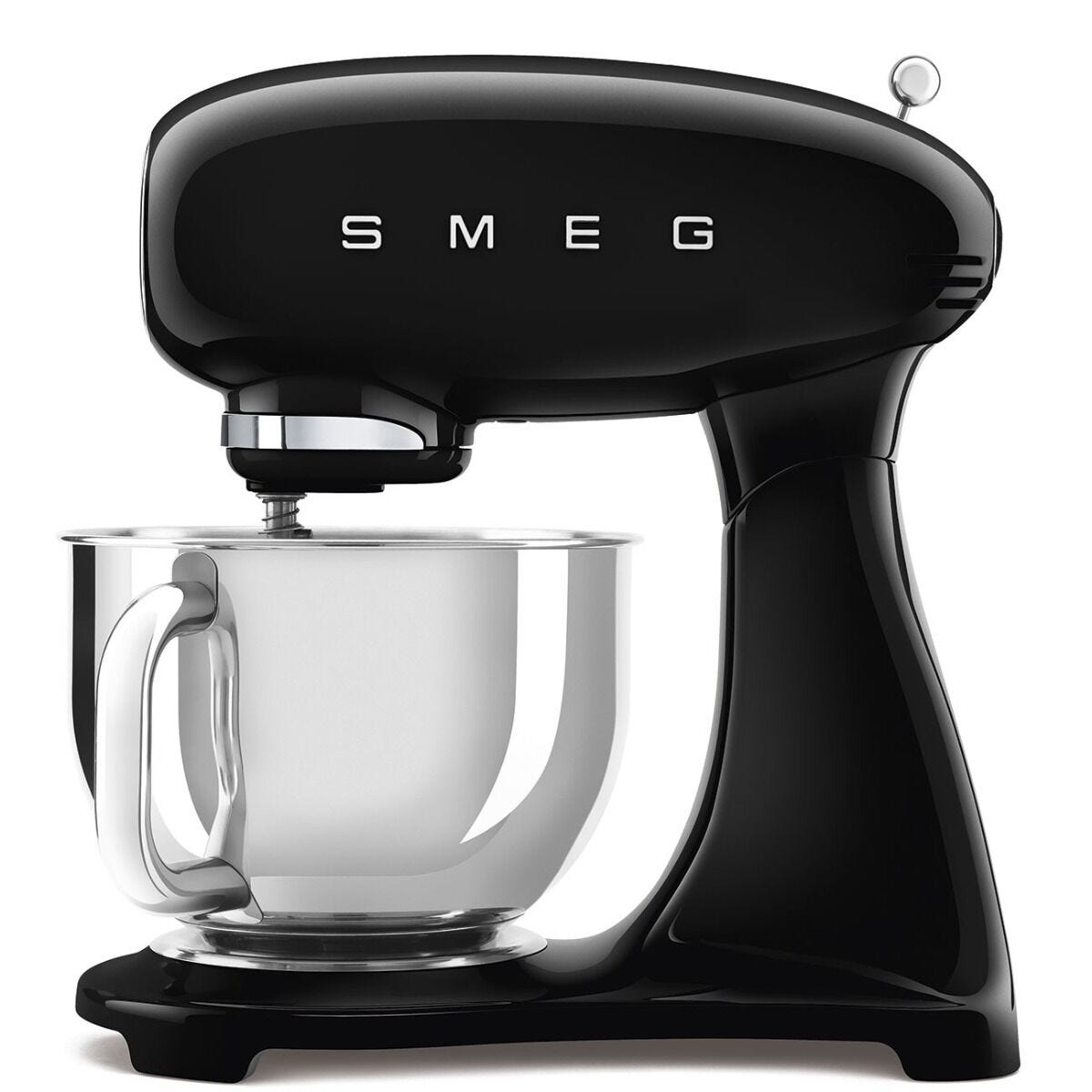 Smeg Black Retro Stand Mixer - SMF05BLEU