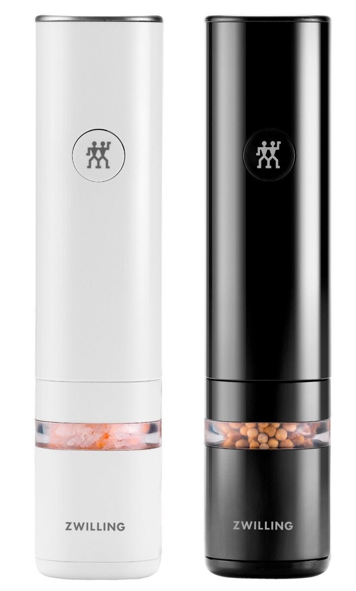 Zwilling Enfinigy Electric Spice Mill Salt/Pepper Set
