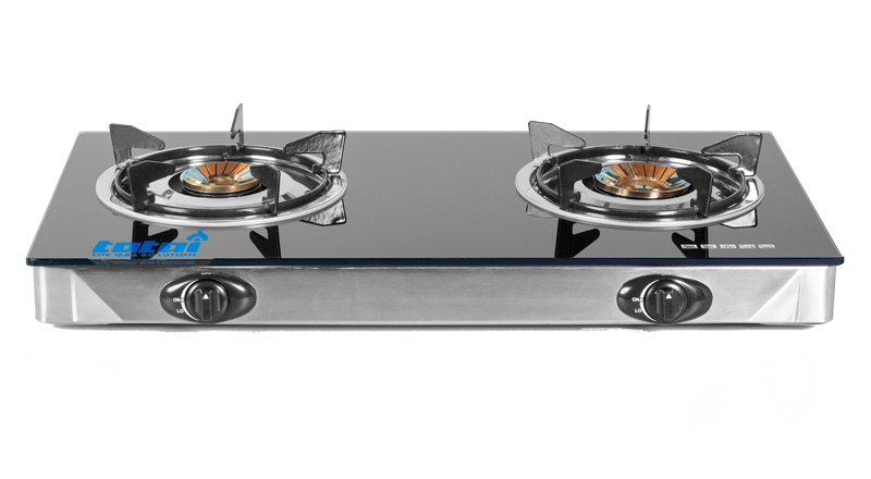 TOTAI 2 BURNER GAS ON GLASS HOTPLATE - 26/013