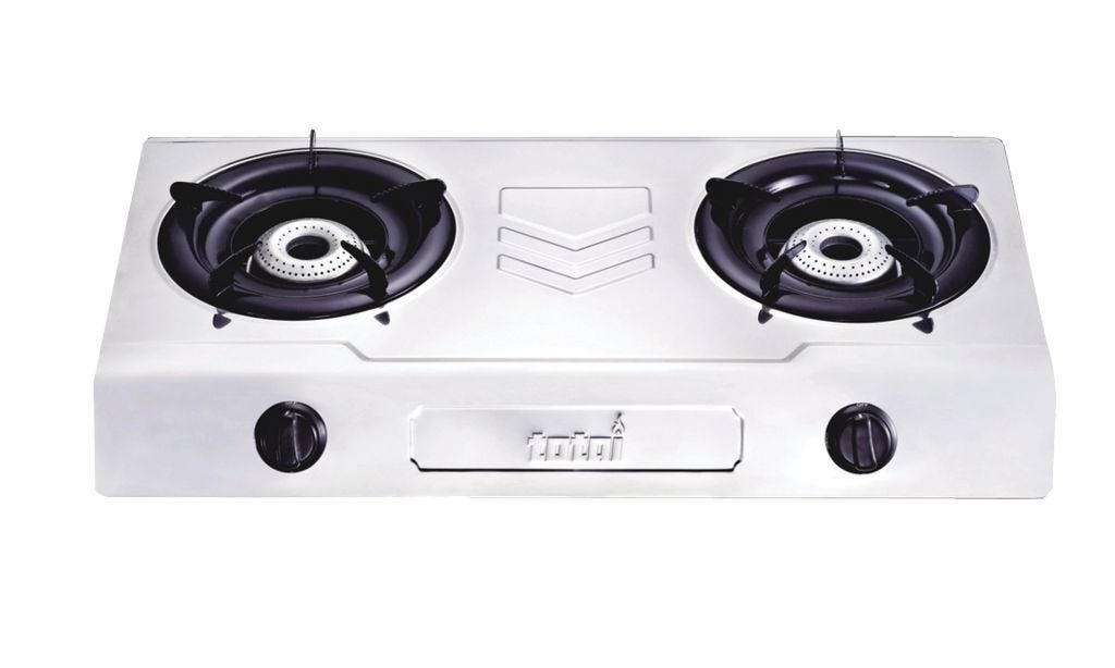 Totai 2 Plate Stainless Steel Gas Hot Plate -  26/011